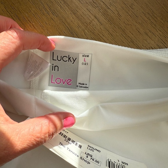 Lucky in Love Champagne Celebration Mini Skirt - Picture 3 of 5